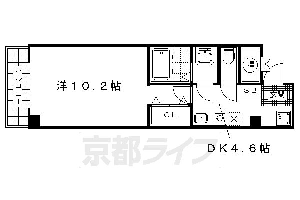 【大津市長等のマンションの間取り】