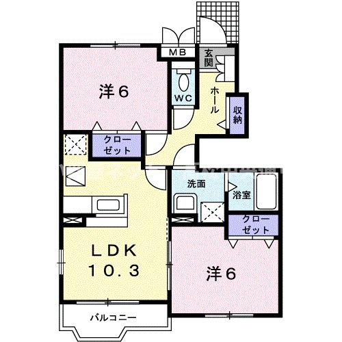 ロードスＣの間取り