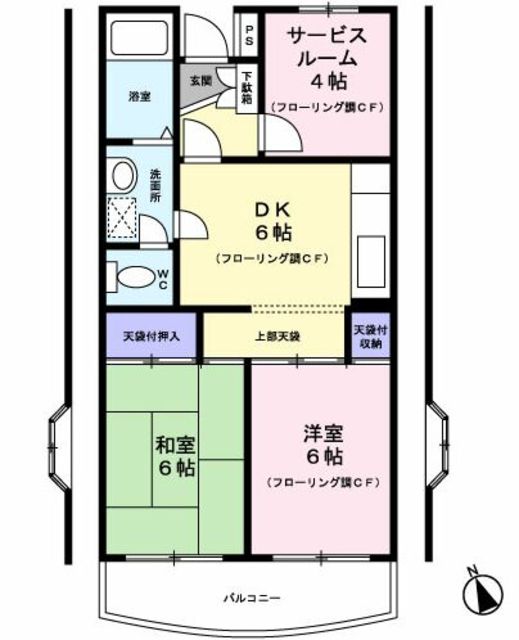 グラスハイツの間取り