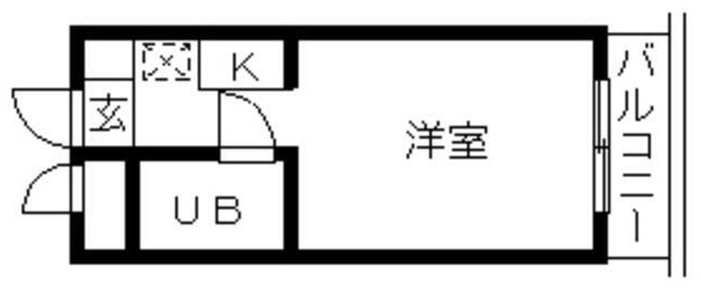 市川市宝のマンションの間取り