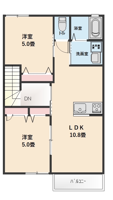 リヴィラージュC棟の間取り