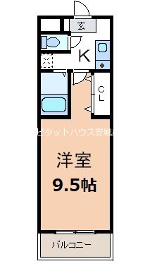 A・City明治本町の間取り