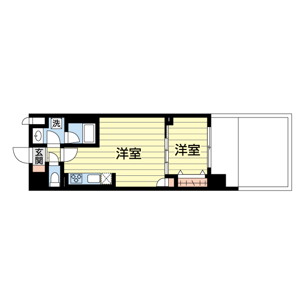 ベラジオ雅び京都三条通の間取り