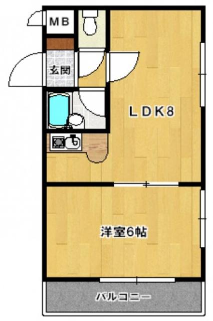 ロマネスク通町の間取り