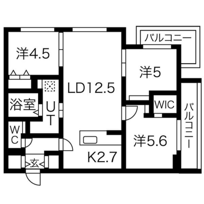 Crossbell524の間取り