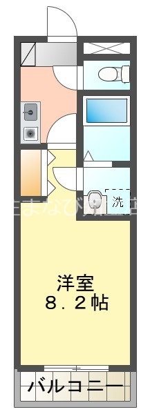 知多郡東浦町大字石浜のアパートの間取り