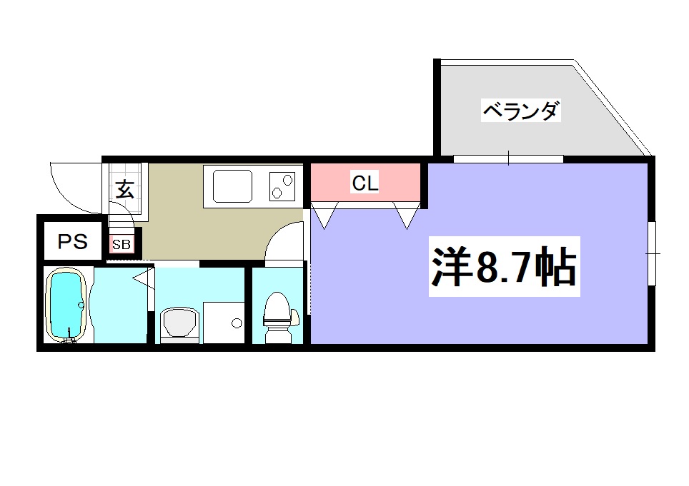 ＣＲＯＳＳ北大路の間取り