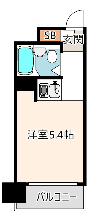 パークサイド上本町駅前の間取り