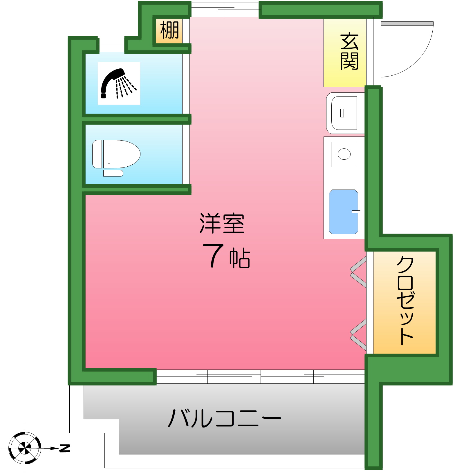 ハイム片桐の間取り