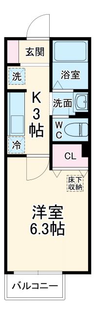 名古屋市南区鯛取通のアパートの間取り