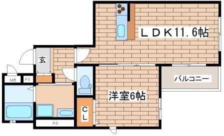 ボナール蓮宮の間取り