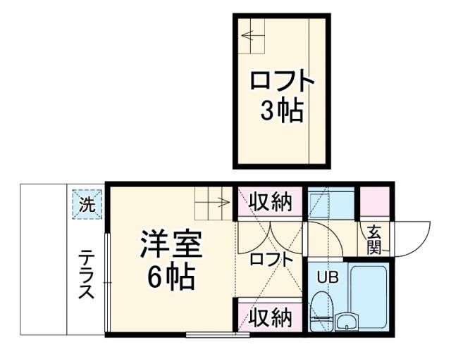 我孫子市柴崎台のアパートの間取り