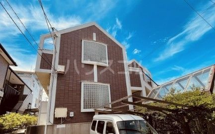 我孫子市柴崎台のアパートの建物外観