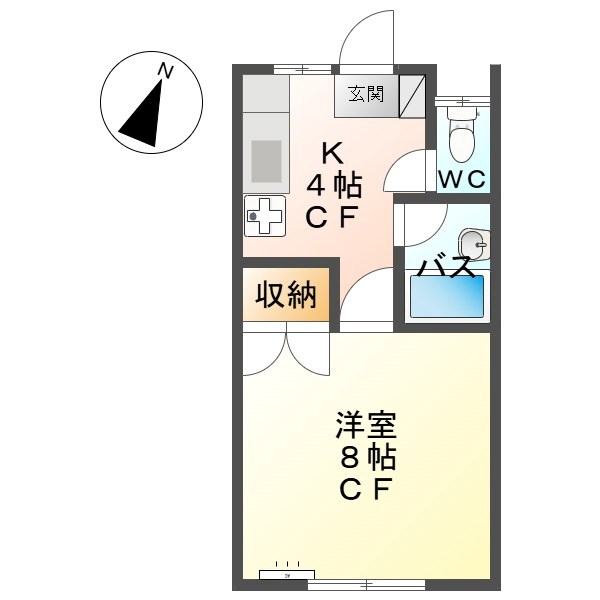 麻葉野ハイツの間取り