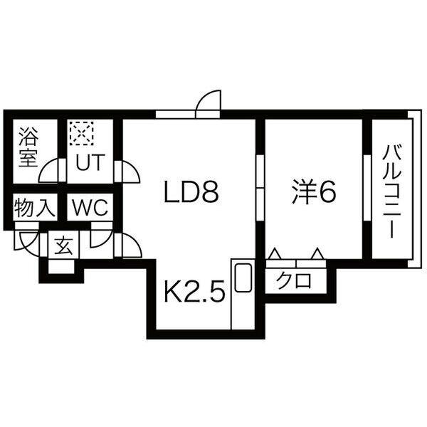 ハイムテイネ1・2の間取り