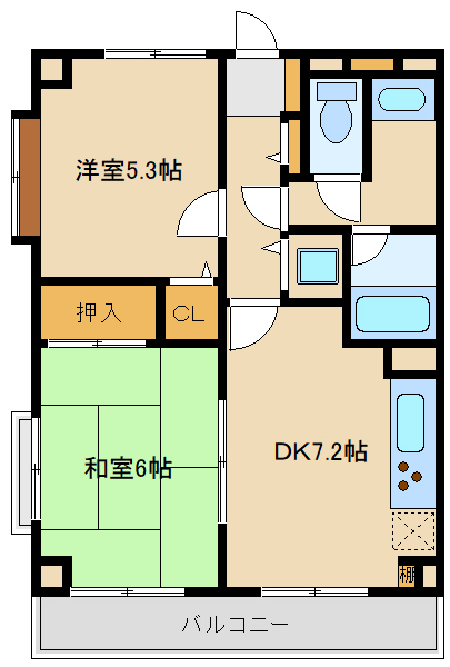 シュール梶ヶ谷の間取り