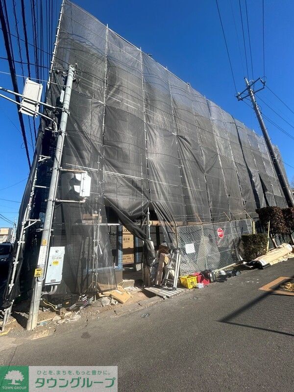 狭山市入間川のアパートの建物外観