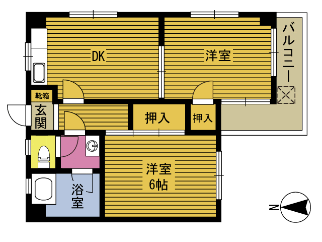 プルメリアの間取り