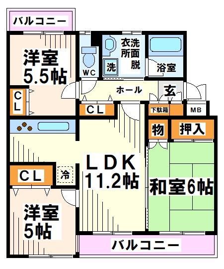 ビュークレストの間取り