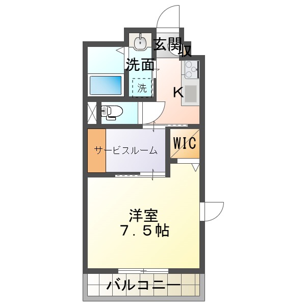 ロイヤルグランコート津の間取り