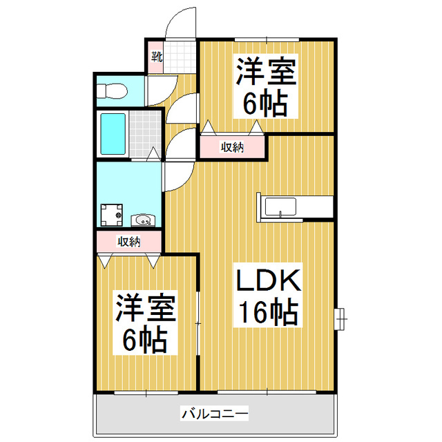 グランシエルの間取り