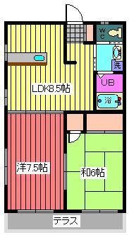 さいたま市南区根岸のマンションの間取り