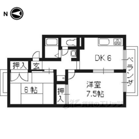 メゾンドエスペランサの間取り