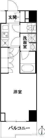 ルーブル池袋弐番館の間取り