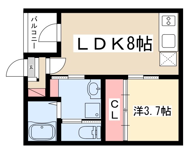 カーネルビレッジの間取り