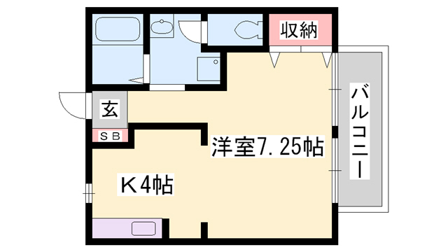 ファミール富永の間取り