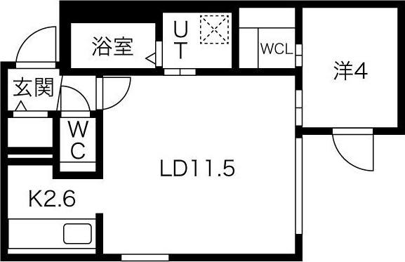 ブルーイング本町の間取り