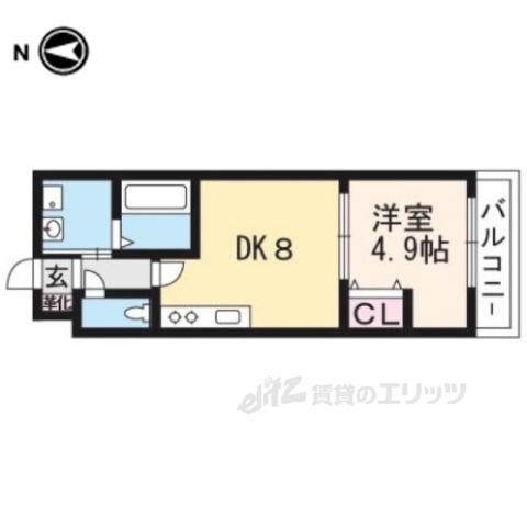 サクシード丹波橋の間取り