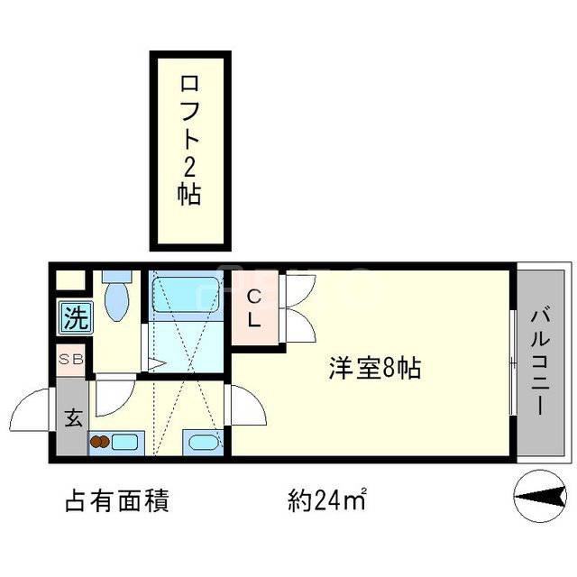 ノーザンライツ宝ヶ池の間取り