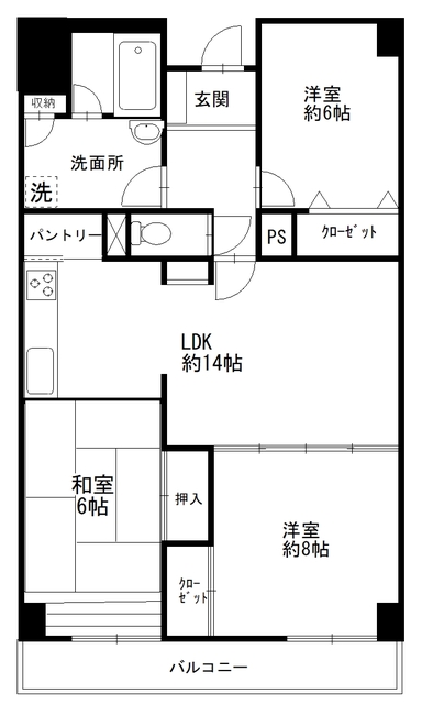 ライオンズガーデン久喜弐番館の間取り