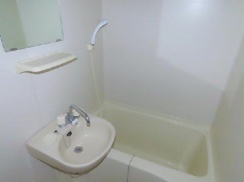 バス・シャワールーム　洗面台とユニット式のお風呂です