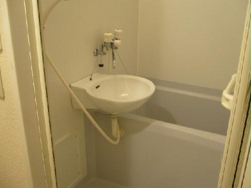 バス・シャワールーム　洗面スペース兼用です。