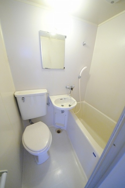 バス・シャワールーム　写真は１０２号室