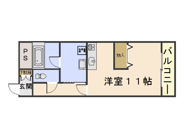 コートシオンの間取り写真