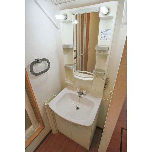 洗面設備　同じ建物の別なお部屋