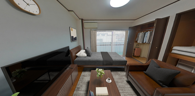 居室・リビング　家具はＣＧです