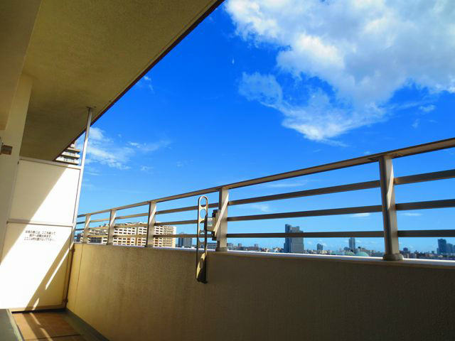 バルコニー　南向き