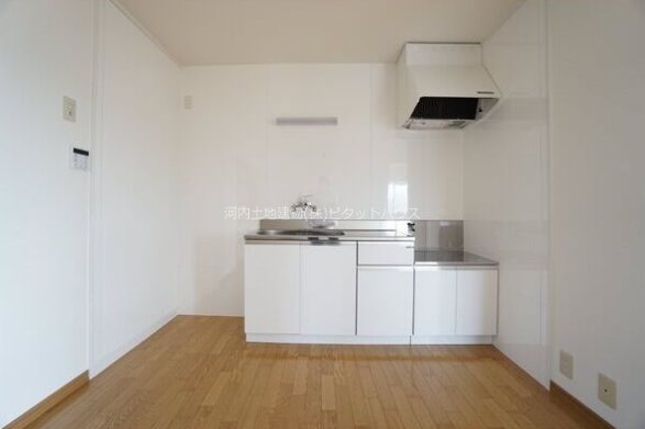 キッチン　ガスコンロ設置可