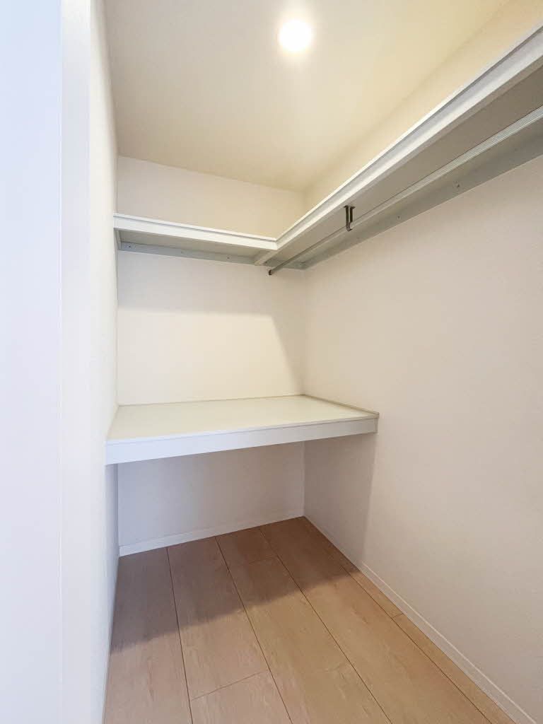 収納　ウォークインクローゼットです。