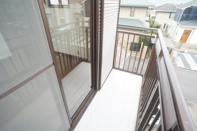 バルコニー　落ち着いた時間を過ごせるバルコニーです