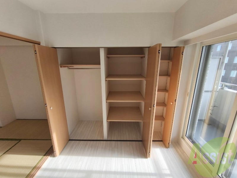 収納　収納です。部屋がすっきり片付きます。