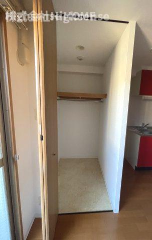 収納　たっぷりとした収納スペースです