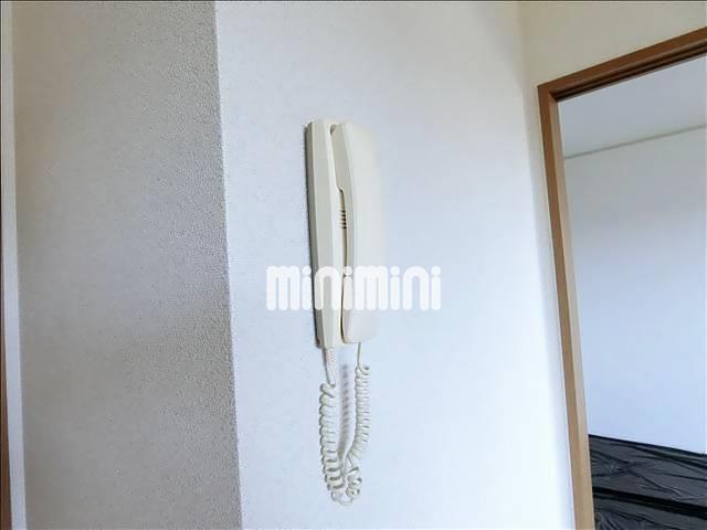 セキュリティ　来客が確認できるインターフォン。