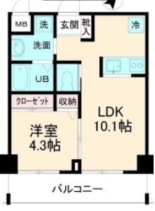プレデパルク3の間取り写真