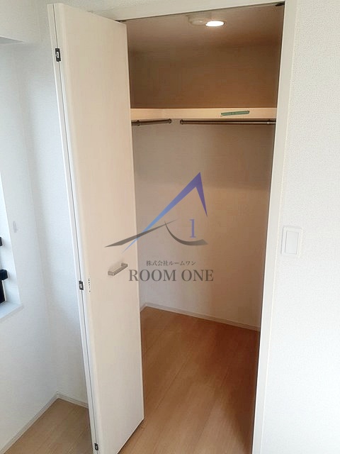 収納　ウォークインクローゼットです。