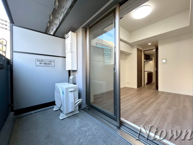 バルコニー　開放的で明るい空間を演出してくれるバルコニーです